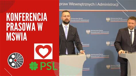 Konferencja prasowa w MSWiA Ustawa o ochronie ludności YouTube