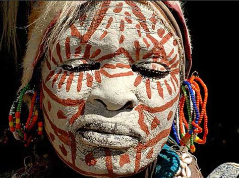 African Culture Face and Body Art