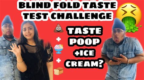 BLINDFOLD TASTE TEST CHALLENGE VELLA SINGH YouTube