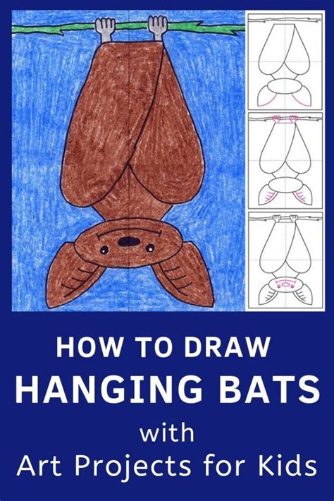 Easy How to Draw a Bat Tutorial Video and Bat Coloring Page | Draw a ...