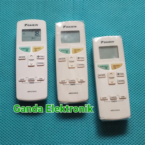 Jual Remot Ac Daikin Arc A Jakarta Timur Ganda Elektronik