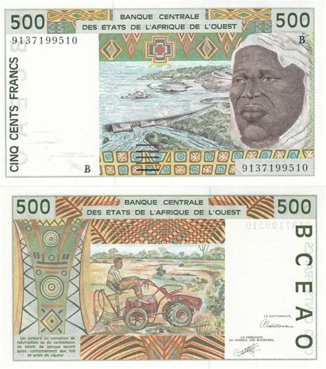 Banknotes Catalog - List of banknotes for Benin (B) - 1991-2002 Issue ...