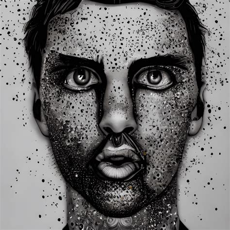 Tattooed Man With Blue Eyes · Creative Fabrica