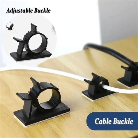 Wholesale Adjustable Plastic Cable Clamps / Self Adhesive Cable Clips ...