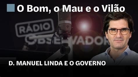 O Bom o Mau e o Vilão em direto na Rádio Observador vídeo Trás os