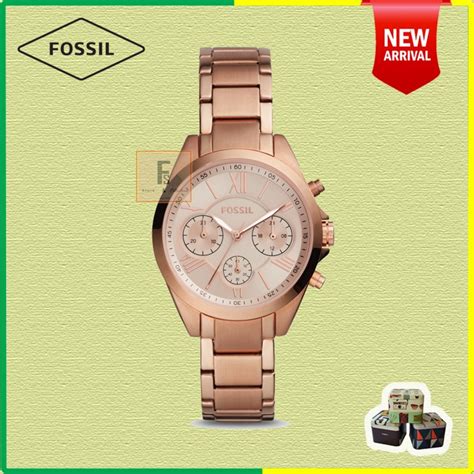 Jual Jam Tangan Fossil Wanita Bq Bq Chronograph Mm Rosegold