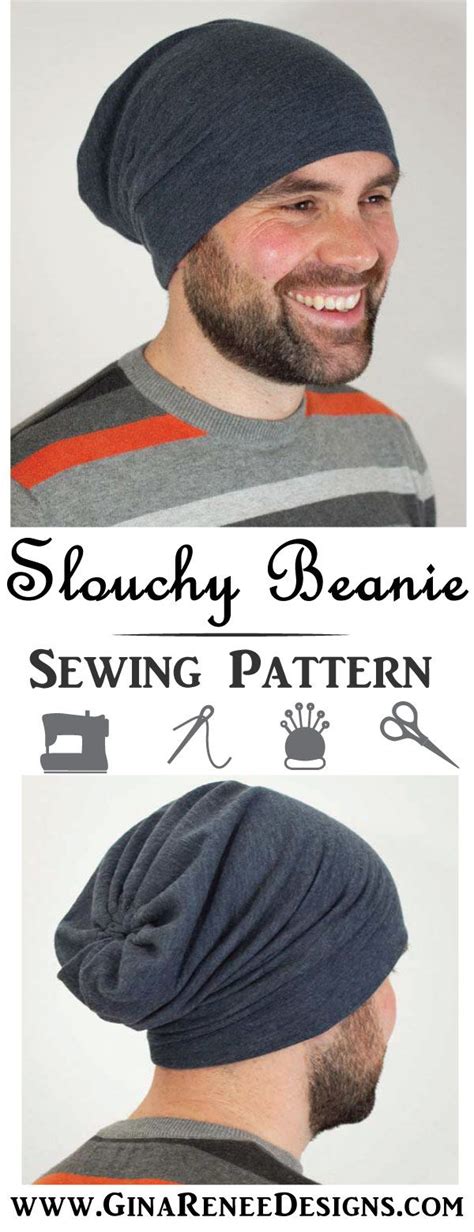 Slouchy Beanie Pattern Hat Sewing Pattern Hat Patterns To Sew Slouchy Beanie Pattern