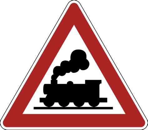 Railway Crossing Sign Clipart Vinyl