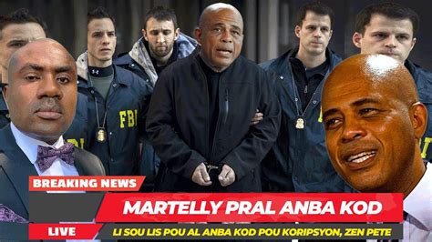 Michel Martelly Sou Lis Arestasyon Theriel Thelus Lage Plon Gaye A Pa