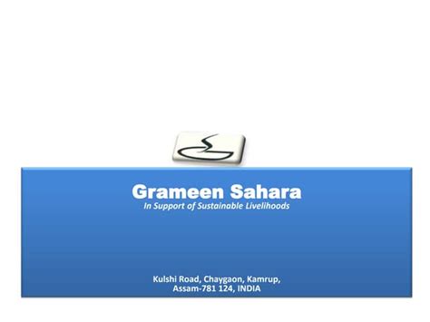 grameen sahara pptx