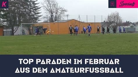 3 besten Amateurfußball Paraden aus dem Februar 2023 Highlight