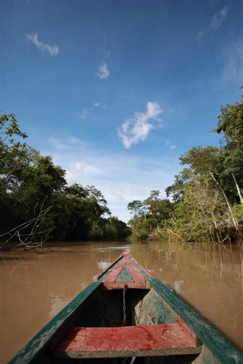 Amazon River Boat, Wonderful River Water Stock Image - Image of boat ...