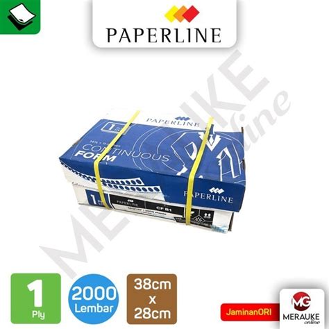 Jual Continuous Form Besar Paperline 1 Ply B1 Putih 2000 Lembar Per