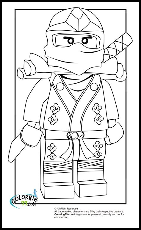 Ninjago Dibujos Animados P Ginas Para Colorear