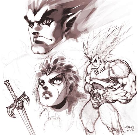 Thundercats Sketches By Mariopons On Deviantart