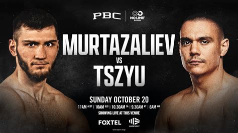 Tim Tszyu V Bakhram Murtazaliev Venue X Hillside Hotel