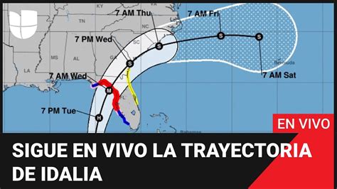 En Vivo Sigue Aqu La Trayectoria De Idalia Que Podr A Convertirse