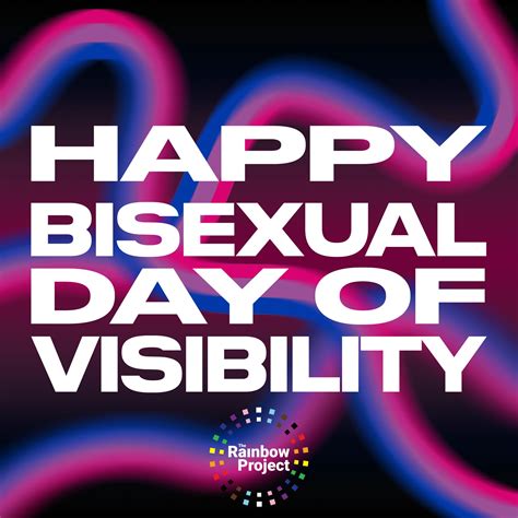 The Rainbow Project On Twitter Happy Bisexual Day Of Visibility From