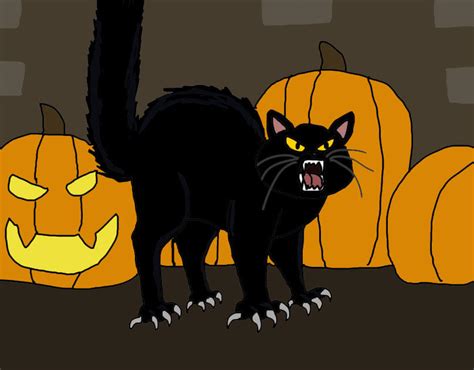 black cat Halloween 2023 by andyrey38 on DeviantArt