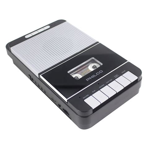 PHILCO Digital Cassette Recorder – Portable Tape Player, Recorder & Ca ...