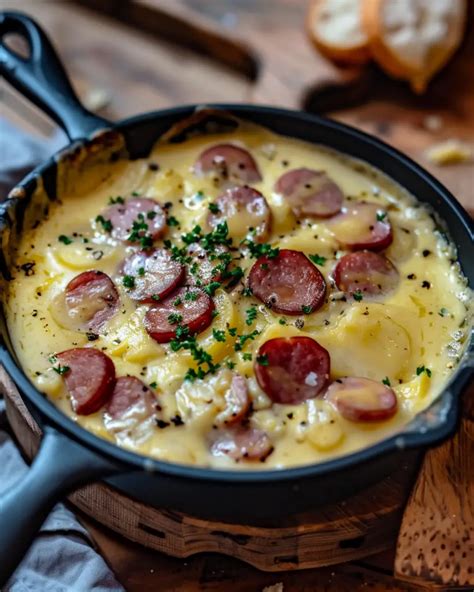 Recette De Fondue Dendives Aux Saucisses Fum Es