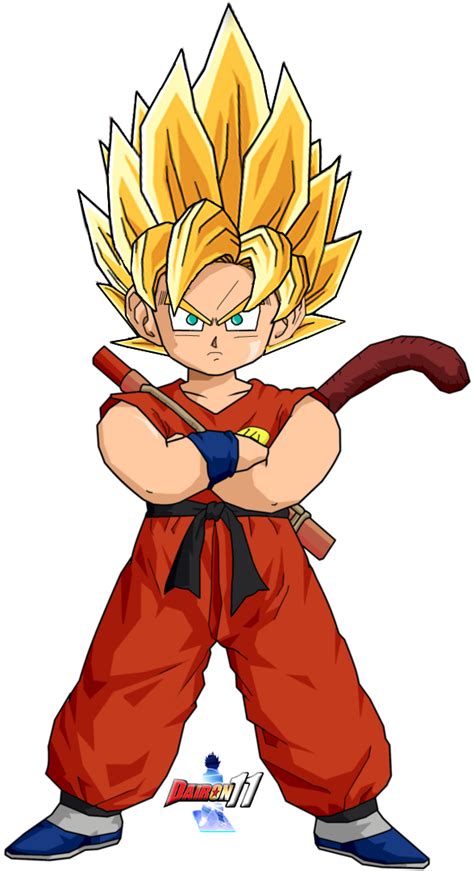 Kid Goku SSJ by Dairon11 on DeviantArt