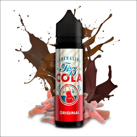 Adrenaline Fizzy Cola Original 50ml Shortfill City Of Fog Vape