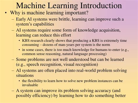 Ppt Machine Learning Introduction Powerpoint Presentation Free