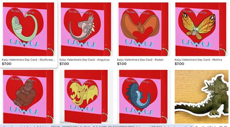 Valentine's Day Cards are now available for order! by GojiraG on DeviantArt