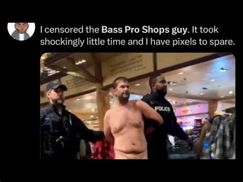 BASS PRO SHOPS GUY DIVES IN AQUARIUM NAKED YouTube