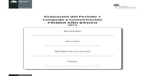 Evaluaci N Del Per Odo Lenguaje Y Comunicaci N Evaluaci N Del