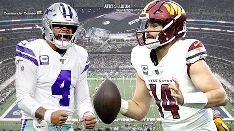 Washington Commanders vs. Dallas Cowboys: NFC East Rivalry Game with ...