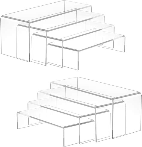 Amazon Pcs Acrylic Risers For Display Square Clear Product