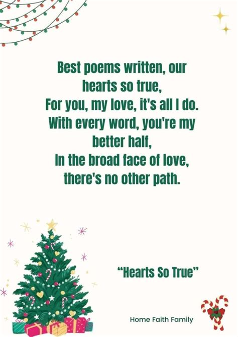 37 Romantic Christmas Poems For Your Love in 2023 - Home Faith Family