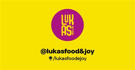 Lukasfood Joy Instagram Facebook Tiktok Linktree