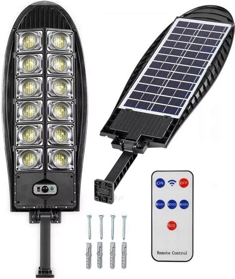 LAMPA SOLARNA ULICZNA LATARNIA LED 800W PILOT 493 Cena Opinie