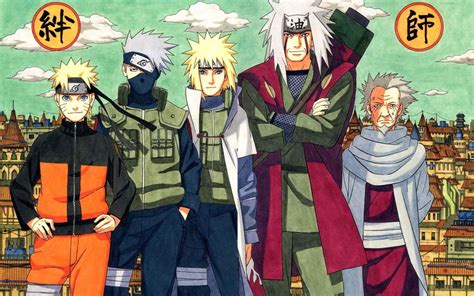 Kakashi Yondaime Naruto Shippuden Hiruzen Konoha Hatake K