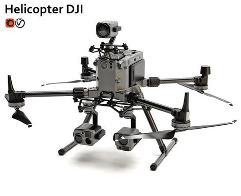 Helicopter Dji Matrice 300 Rtk Combo 3d Model Rigged Cgtrader