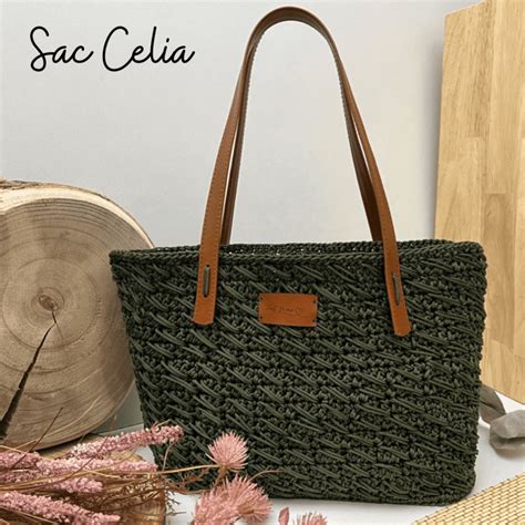 Sac Celia crochet Facile Tutoriel vidéo pas à pas Lou Passion