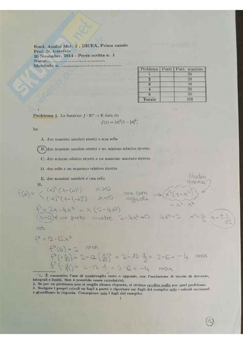 Esercizi Svolti Di Analisi Matematica 2 2014