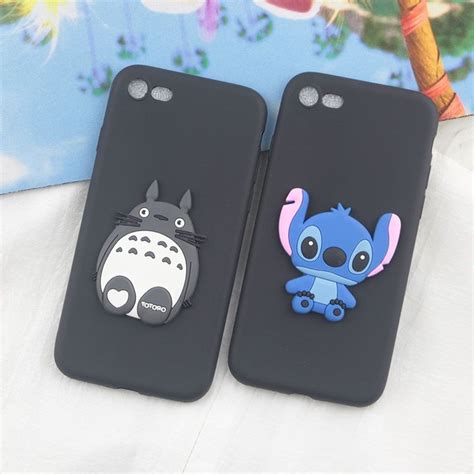 Cute Cartoon Stitch Case For Xiaomi Redmi 6a Cases Bear Phone Cover For