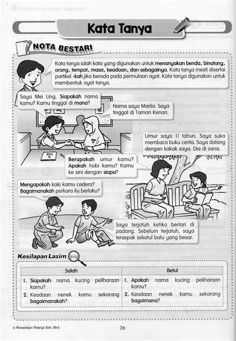 Latihan Kata Tanya Tahun Sjkc Ayat Tanya Tanpa Kata Tanya Bahasa