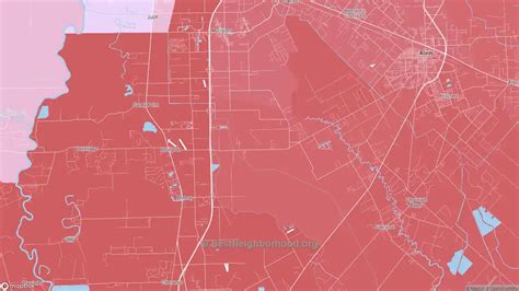 Brazoria County Tx Political Map Democrat Republican Areas In