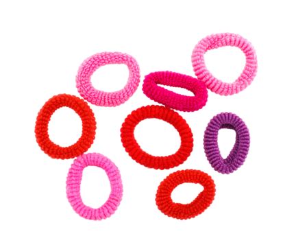 Elastic Bands For Hair White Music Ornate Red Png Transparent Image