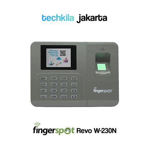 Jual FINGERSPOT REVO W 230N MESIN FINGERPRINT WIFI SIDIK JARI LAN