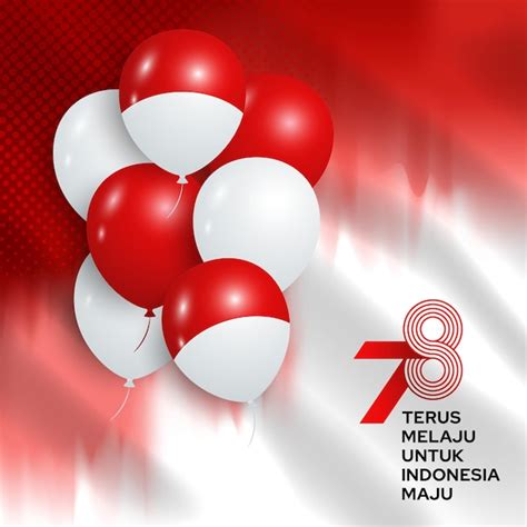 17 de agosto celebración del día de la independencia de indonesia con