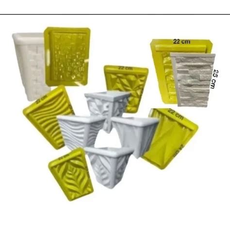 Kit 6 Moldes Forma ABS Vasos Diversos 25x22cm Gesso Shopee Brasil