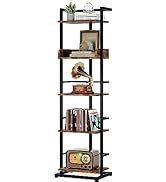 Amazon Hosfais Book Shelf Small Bookshelf Tier Wood Bookcase