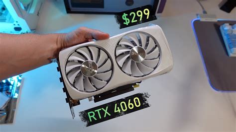 Zotac Rtx 4060 Twin Edge White Edition Unboxing And Showoff Youtube