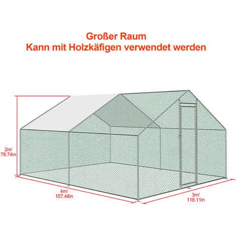 Tolletour H Hnerstall Freilaufgehege Voliere Tiergehege Kleintierstall